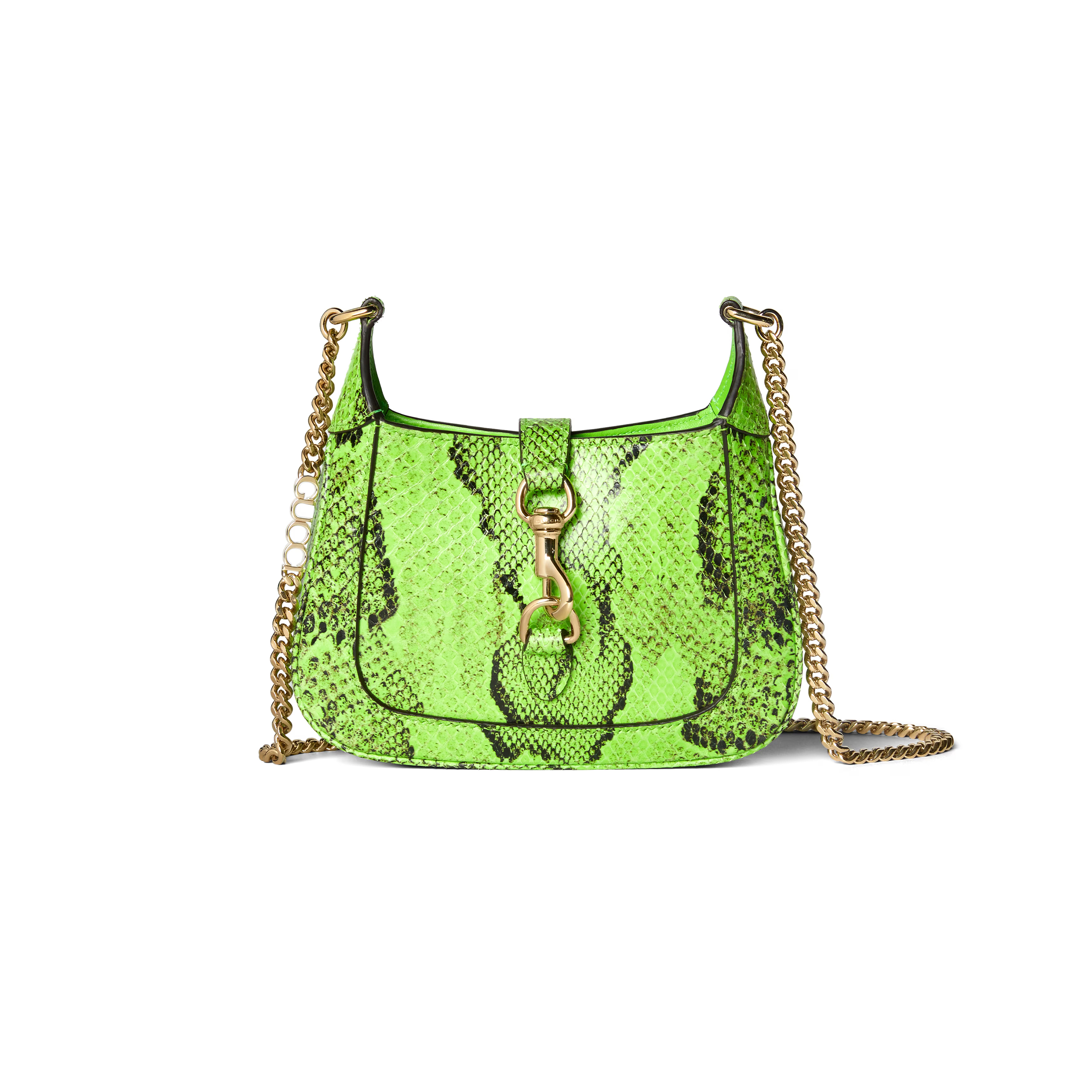GUCCI JACKIE NOTTE PYTHON MINI BAG 782889 (19.5*18*3.5cm)